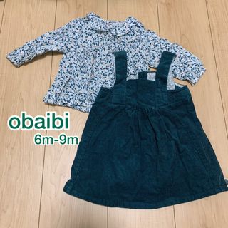 obaibi okaidi ベビー　トップス　ワンピース　70サイズ(ワンピース)