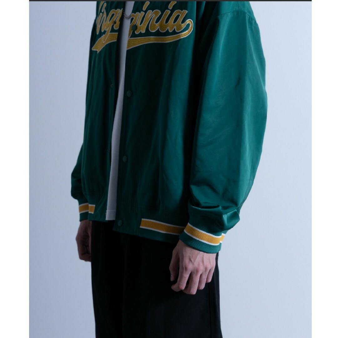 Nylaus(ナイラス)のメモリー 裏タフタ ロゴ刺繍 ビッグスタジャン メンズのジャケット/アウター(スタジャン)の商品写真