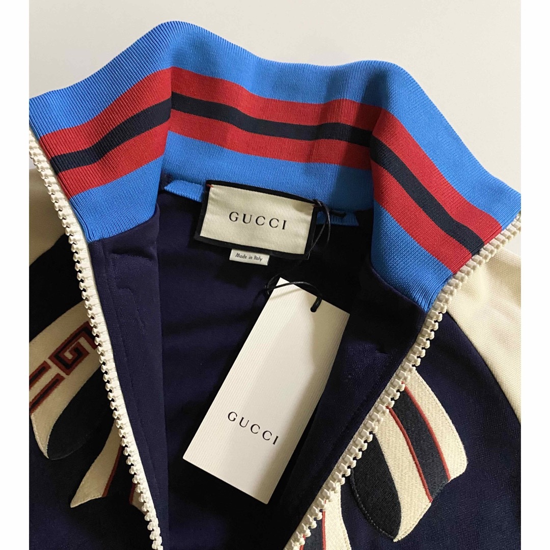 Gucci(グッチ)のGUCCI グッチ ジャージ リボン スネーク  Mサイズ 新品未使用 レディースのジャケット/アウター(ブルゾン)の商品写真