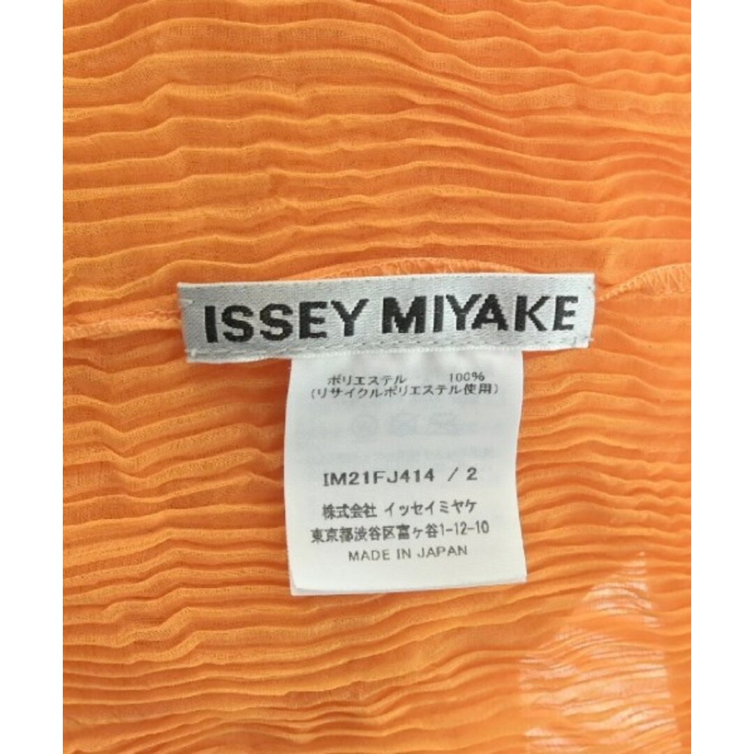 ISSEY MIYAKE(イッセイミヤケ)のISSEY MIYAKE イッセイミヤケ ブラウス 2(M位) オレンジ 【古着】【中古】 レディースのトップス(シャツ/ブラウス(長袖/七分))の商品写真