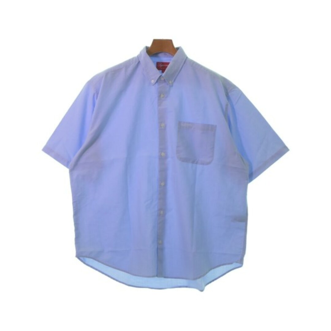 Supreme - Supreme シュプリーム カジュアルシャツ L 青 【古着