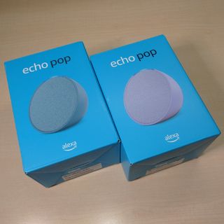 アマゾン(Amazon)のEcho Pop (エコーポップ) ティールグリーン、ラベンダー(スピーカー)