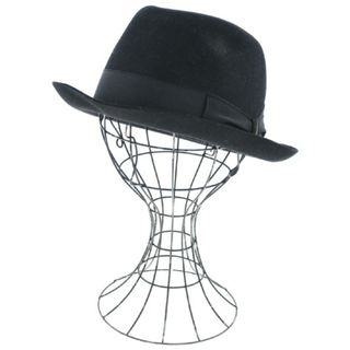 ボルサリーノ(Borsalino)のBorsalino ボルサリーノ ハット - 黒 【古着】【中古】(ハット)