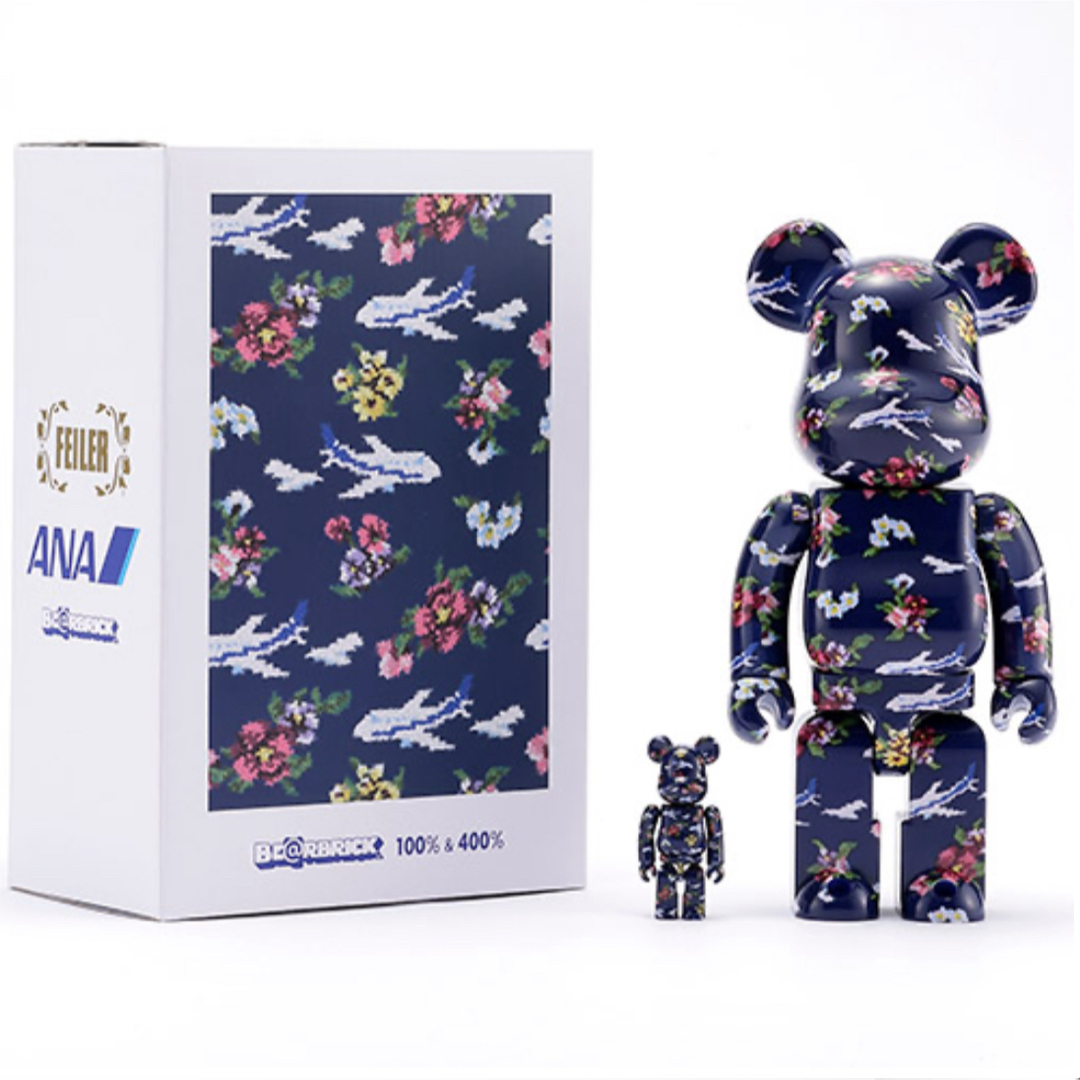 ANAベアブリックBE@RBRICK ANAマイディアリー 100% & 400%