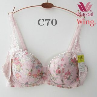 ワコール(Wacoal)のC70♥ワコールWing バストをふっくらボリュームアップ３／４カップブラ(ブラ)