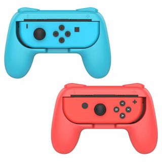 【色:Red&Blue】ジョイコングリップ 2個セット Switch Joy-C(その他)