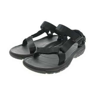 テバ(Teva)のTeva テバ サンダル 24cm 黒 【古着】【中古】(サンダル)