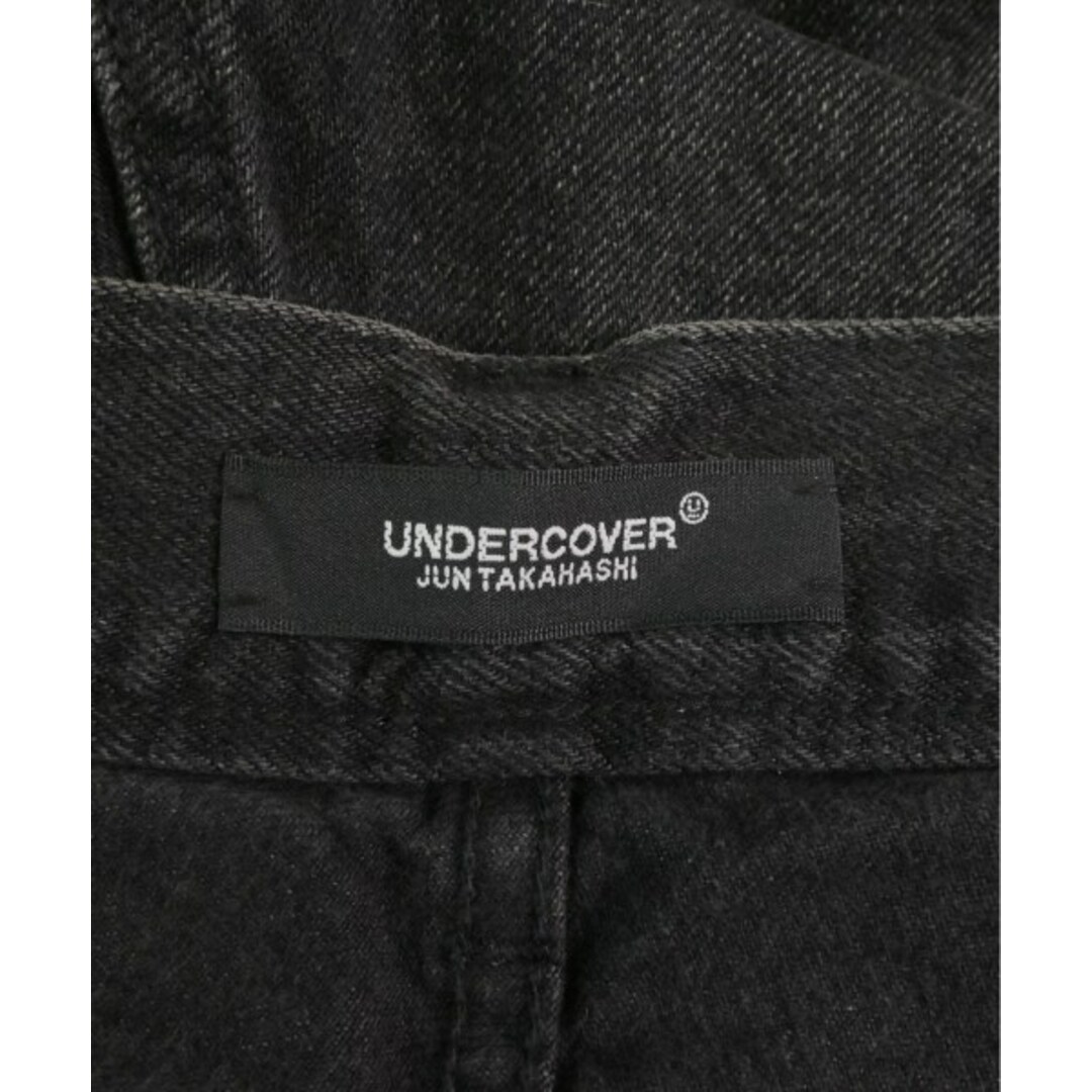 UNDERCOVER(アンダーカバー)のUNDER COVER デニムパンツ 4(L位) 黒xベージュx青等(デニム) 【古着】【中古】 メンズのパンツ(デニム/ジーンズ)の商品写真