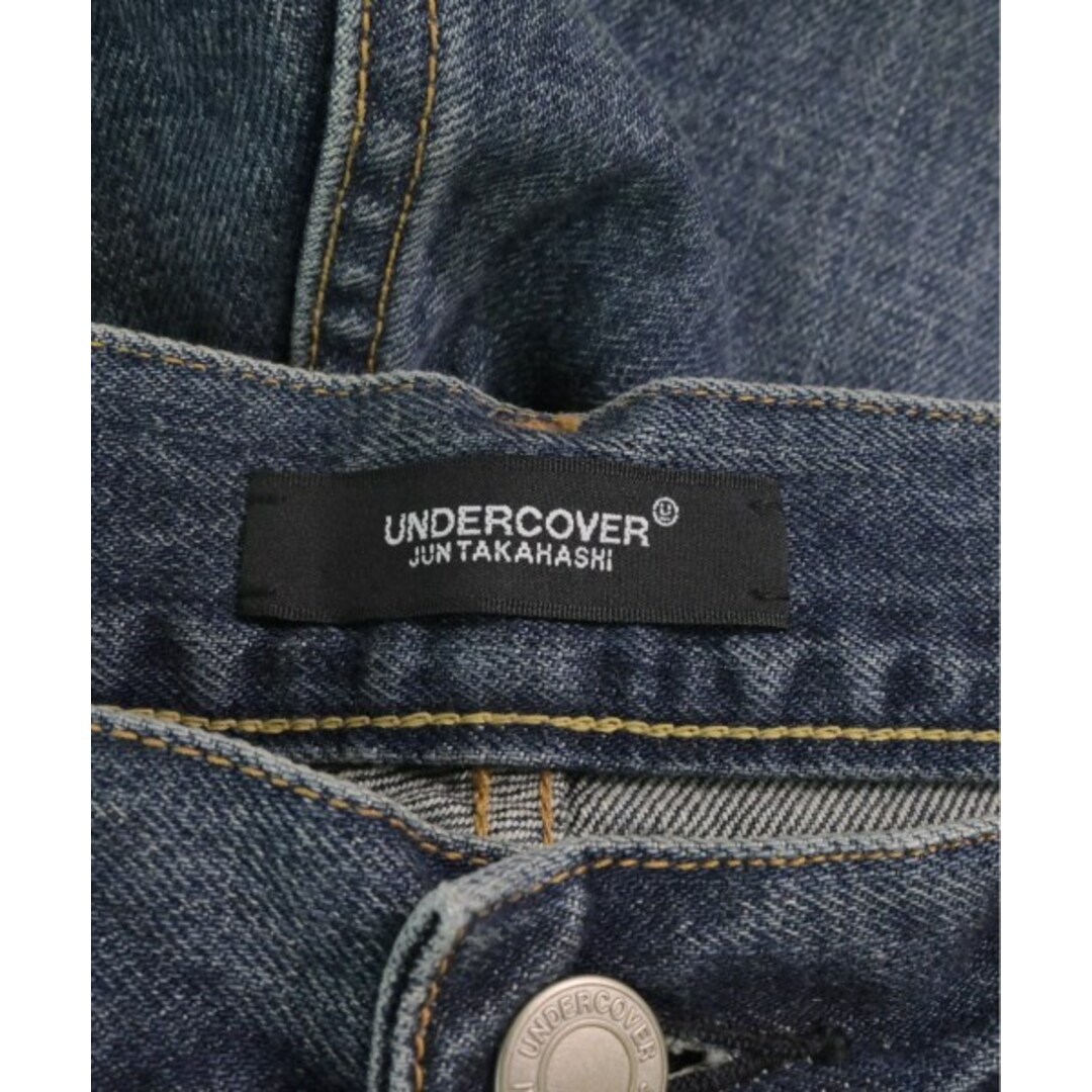 UNDERCOVER(アンダーカバー)のUNDER COVER デニムパンツ 3(M位) 青xベージュx青等(デニム) 【古着】【中古】 メンズのパンツ(デニム/ジーンズ)の商品写真