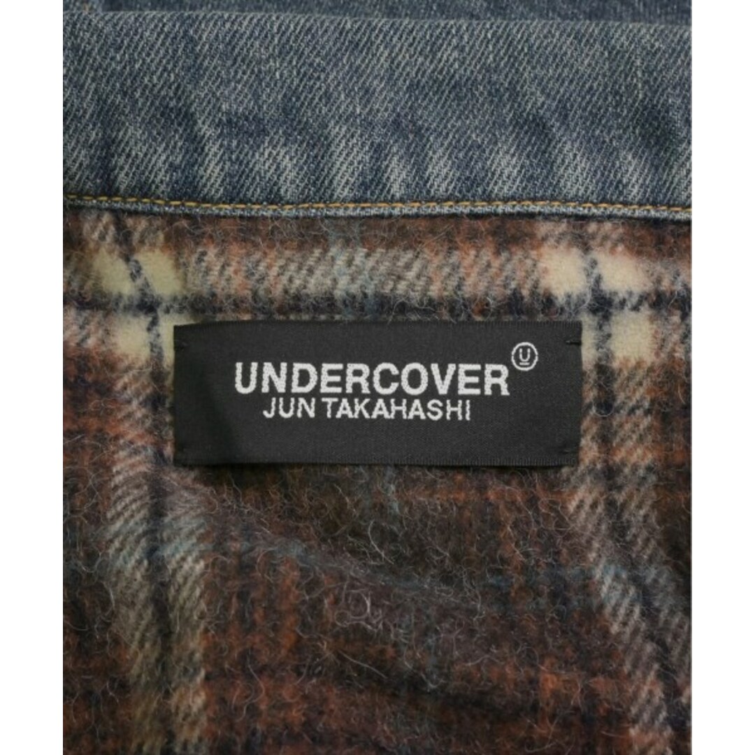 UNDERCOVER(アンダーカバー)のUNDER COVER デニムジャケット 4(XL位) インディゴ(デニム) 【古着】【中古】 メンズのジャケット/アウター(Gジャン/デニムジャケット)の商品写真