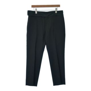 ランバン(LANVIN)のLANVIN ランバン スラックス 50(XL位) 黒 【古着】【中古】(スラックス)