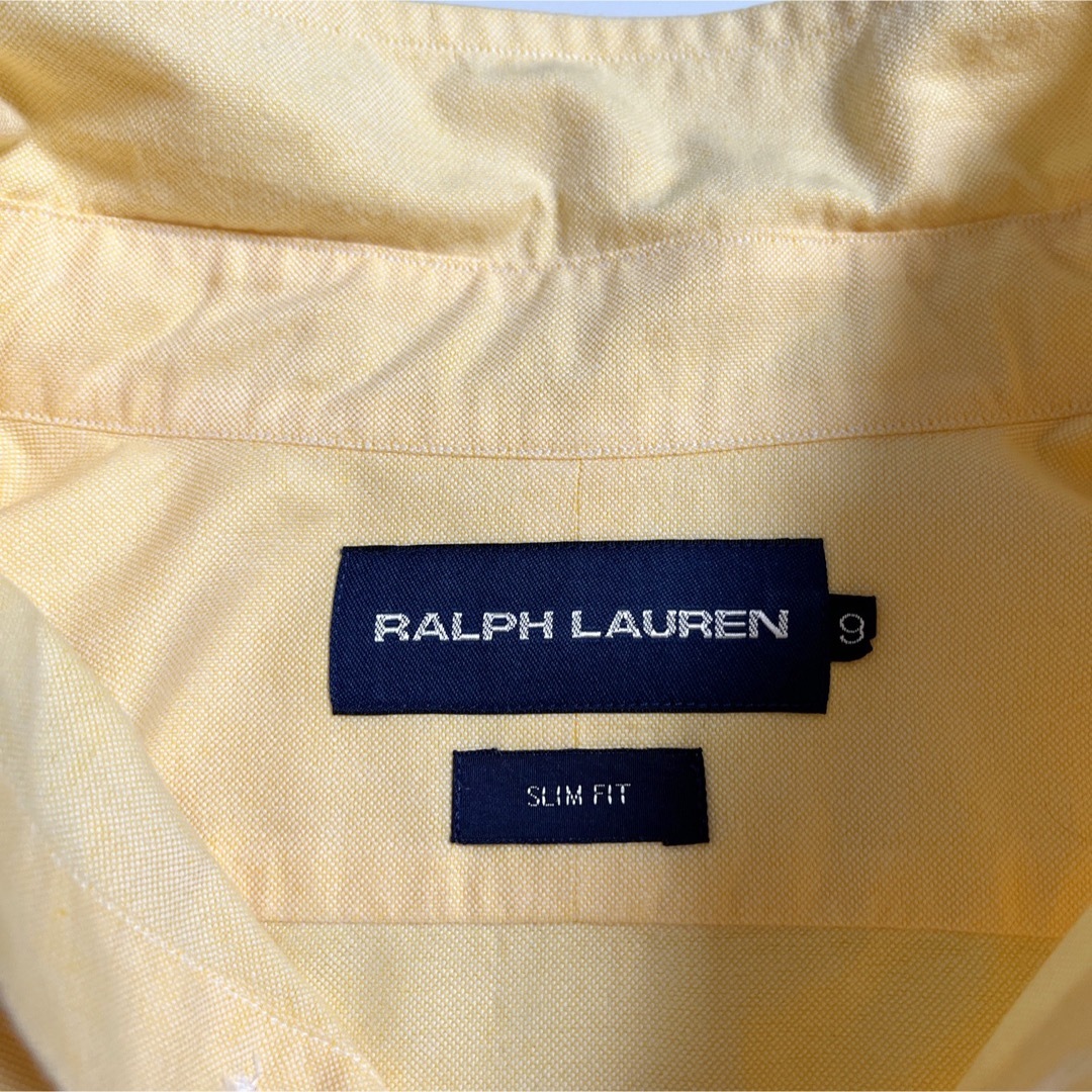 POLO RALPH LAUREN(ポロラルフローレン)のポロラルフローレン　オックスフォード　長袖　シャツ　イエロー　ポニー レディースのトップス(シャツ/ブラウス(長袖/七分))の商品写真