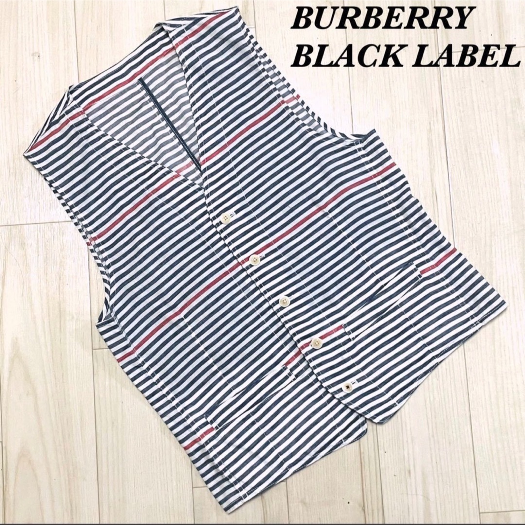 BURBERRY BLACK LABEL(バーバリーブラックレーベル)のBURBERRY BLACK LABEL シャツ ベスト セット売り 大特価 メンズのトップス(シャツ)の商品写真