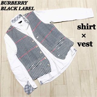 バーバリーブラックレーベル(BURBERRY BLACK LABEL)のBURBERRY BLACK LABEL シャツ ベスト セット売り 大特価(シャツ)