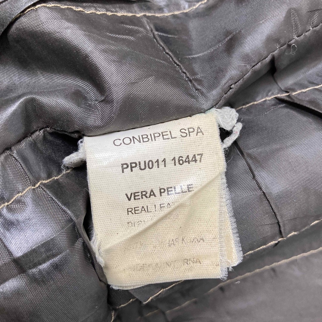 Euro Vintage ジップアップ レザージャケット