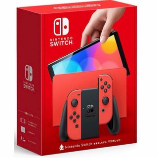 ニンテンドースイッチ(Nintendo Switch)のNintendo Switch 有機ELモデル マリオレッド(家庭用ゲーム機本体)