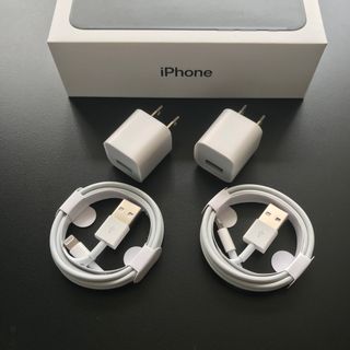 アイフォーン(iPhone)のiPhone ケーブル ライトニングケーブル 充電器 USB コンセント  電源(バッテリー/充電器)