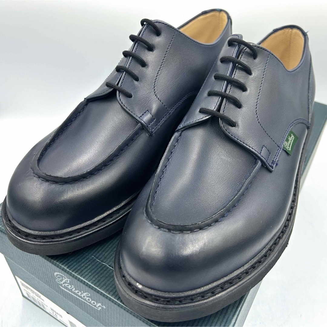 PARABOOT パラブーツ シャンボード Nuit(ネイビー)7.5 - ドレス/ビジネス PARABOOT パラブーツ シャンボード Nuit(ネイビー)7.5 - ドレス/ビジネス