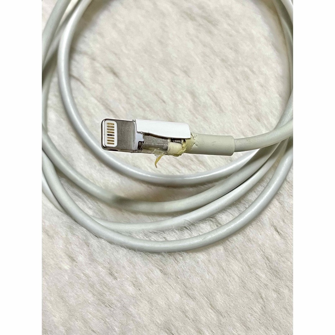 【ジャンク品】Apple アップル　純正　充電ケーブル　イヤホンジャック