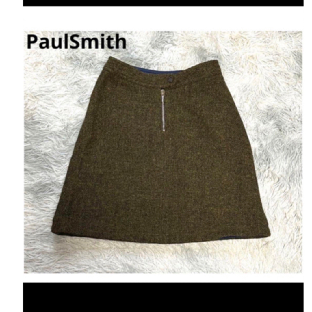 【翌日発送】PaulSmithポールスミス ひざ丈スカート ウール100% | フリマアプリ ラクマ