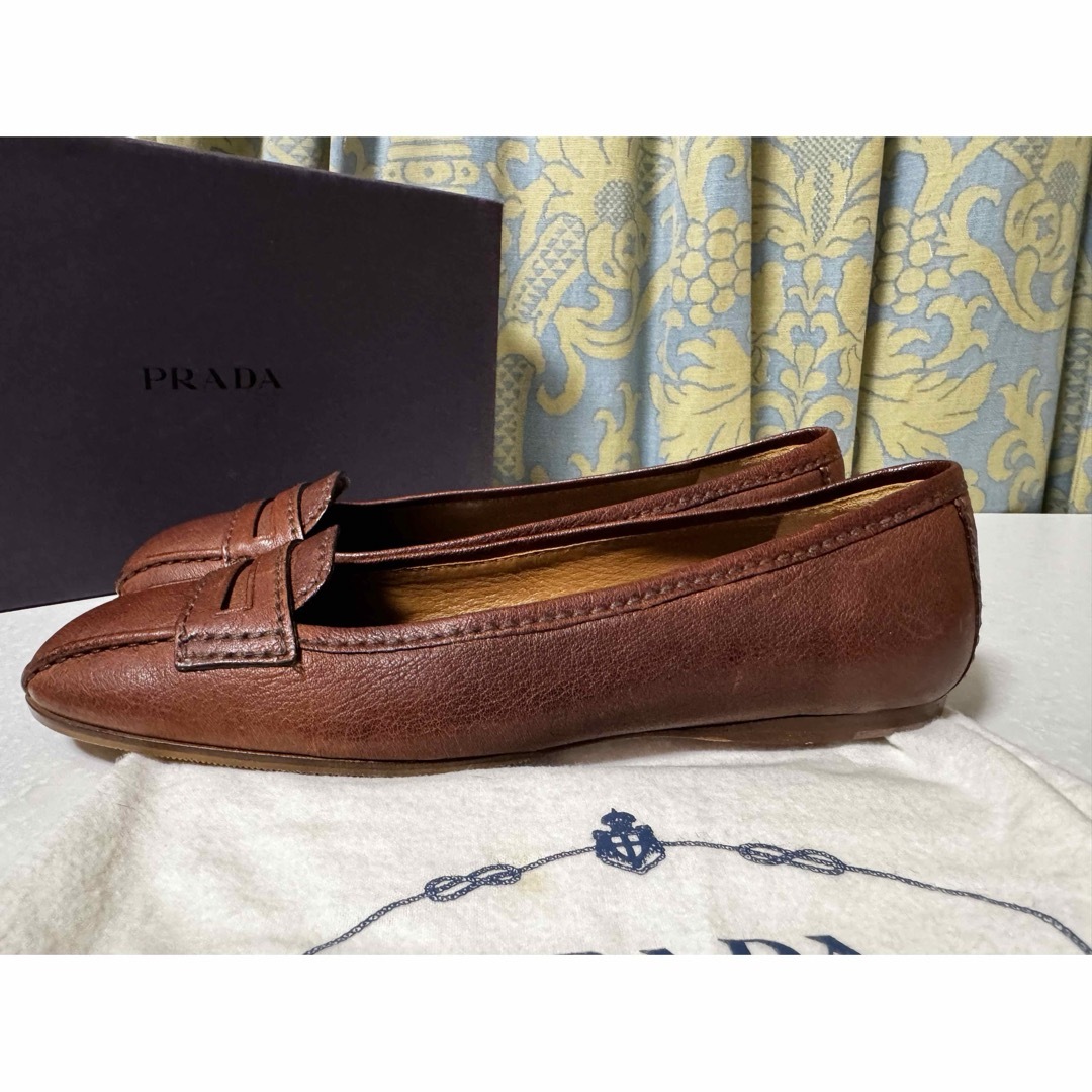 【廃番 / 新品未使用】 PRADA (プラダ)  レディース 山羊革 パンプス