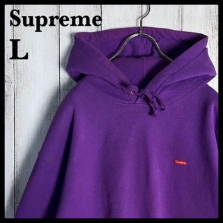 Supreme hoodlogo pullover Mサイズ パープル 品