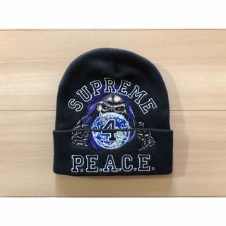 Supreme - シュプリーム Peace Embroidered Beanie 黒の通販｜ラクマ