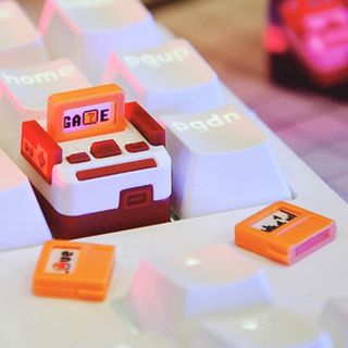 Escキ用カスタムキーキャップ 光透過設計 メカニカルキーボードMXスイッチ用(PC周辺機器)