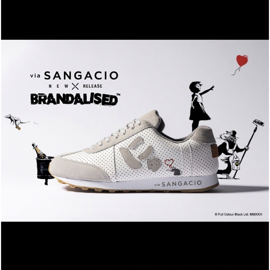 にゅ～ずMOM『BRANDALISED』バンクシー メンズの靴/シューズ(スニーカー)の商品写真