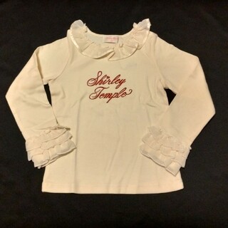 シャーリーテンプル(Shirley Temple)の新品シャーリーテンプル120 フリルリボン🎀カットソー(Tシャツ/カットソー)