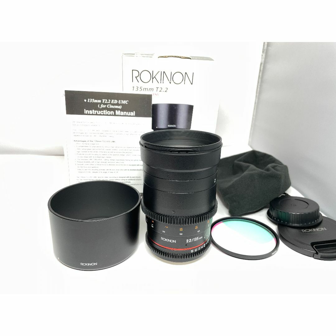 極上品 ROKINON 135mm T2.2 ED UMC キヤノン