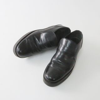 ワイズ(Y's)のワイズ ヨウジヤマモト Y's Yohji Yamamoto レザーシューズ 2/ブラック 黒 スリッポン 厚底【2400013557146】(その他)