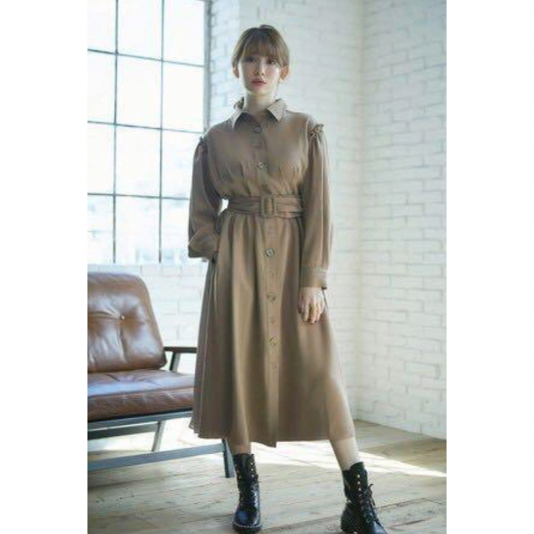 Her lip to - Herlipto Two-Tone Belted Shirt Dressの通販 by ...