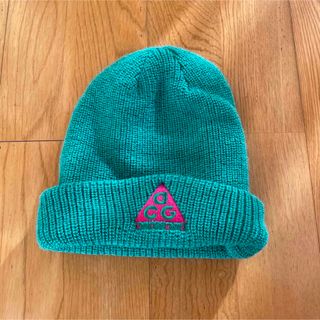 ナイキ(NIKE)の美品　NIKE ACG BEANIE ナイキ ニット帽 ニットキャップ ビーニー(ニット帽/ビーニー)