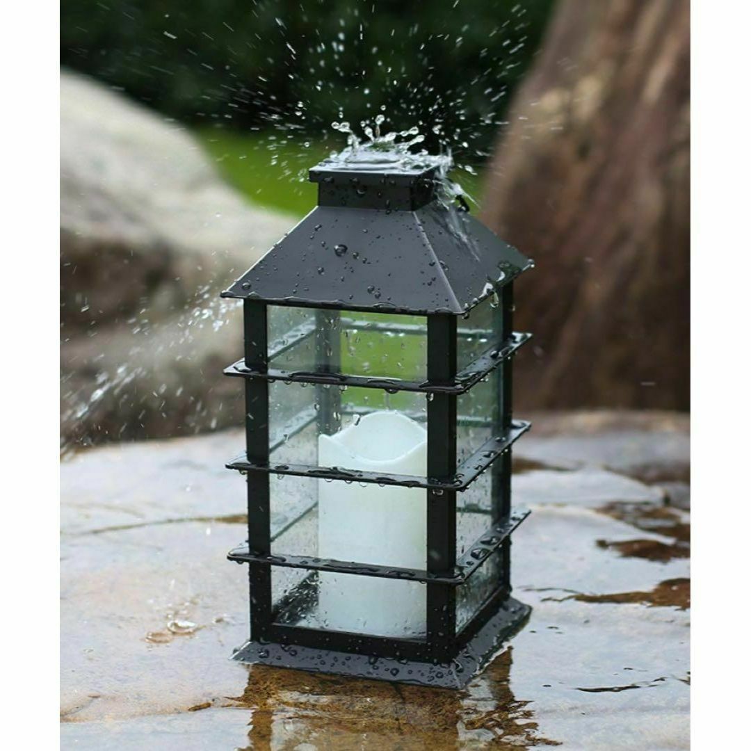 キャンドルランタン ソーラーライト ガーデンライト LEDランタン 防水