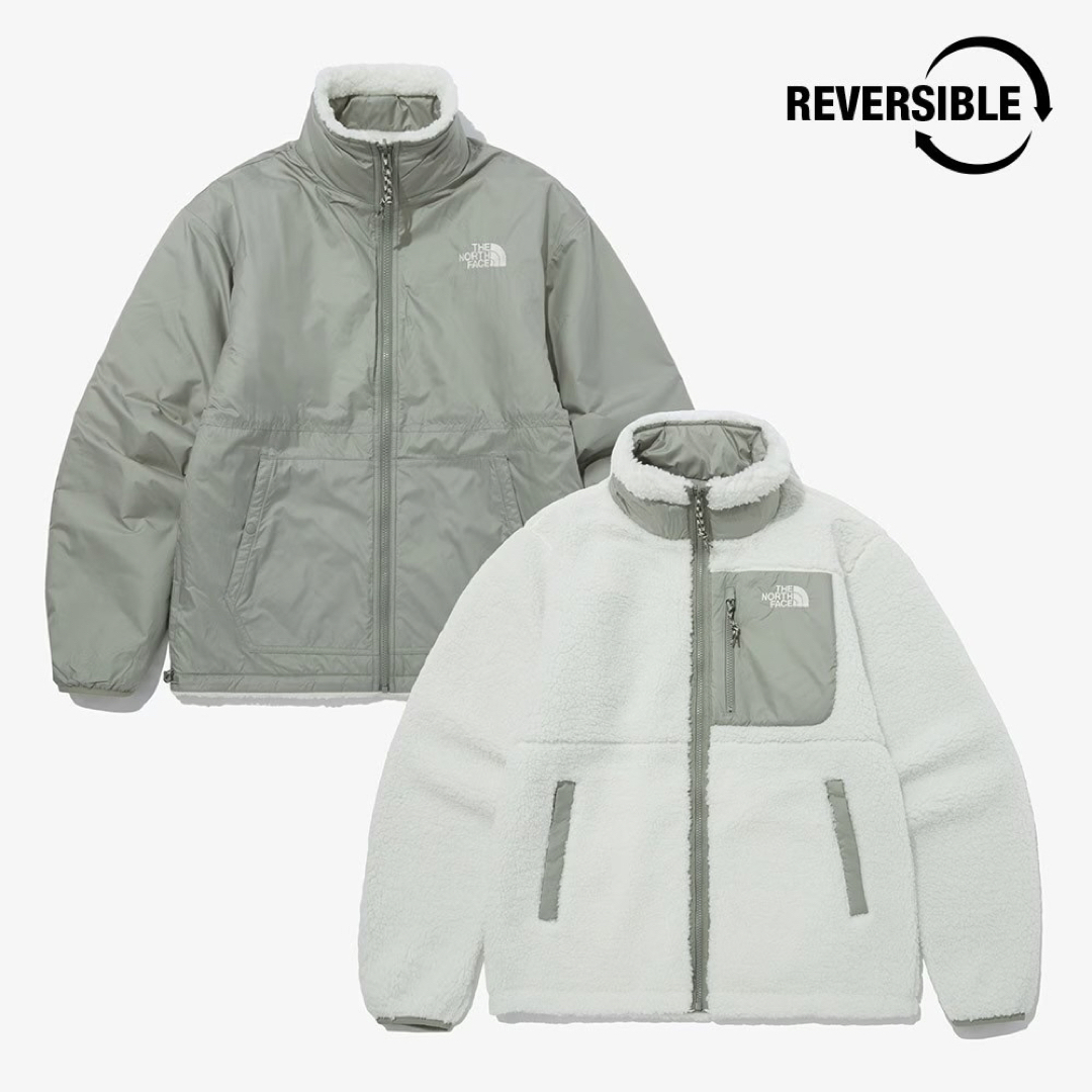 【韓国限定】ノースフェイス RVS FLEECE リバーシブル フリース　S