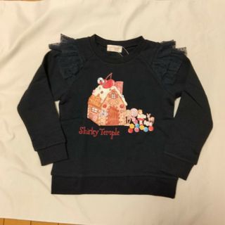 シャーリーテンプル(Shirley Temple)の新品シャーリーテンプル120 お菓子のお家　プルオーバー紺(Tシャツ/カットソー)