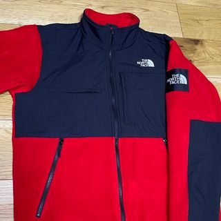 ザノースフェイス(THE NORTH FACE)の良品☆TNF ノースフェイス フリース ジャケット ブルゾン  デナリ レッド(ブルゾン)