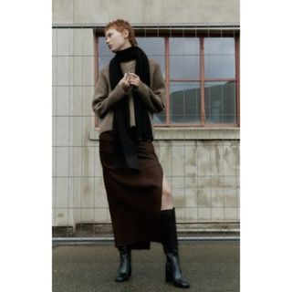 ザラ(ZARA)の新品ZARA ザラニット大判マフラー(マフラー/ショール)