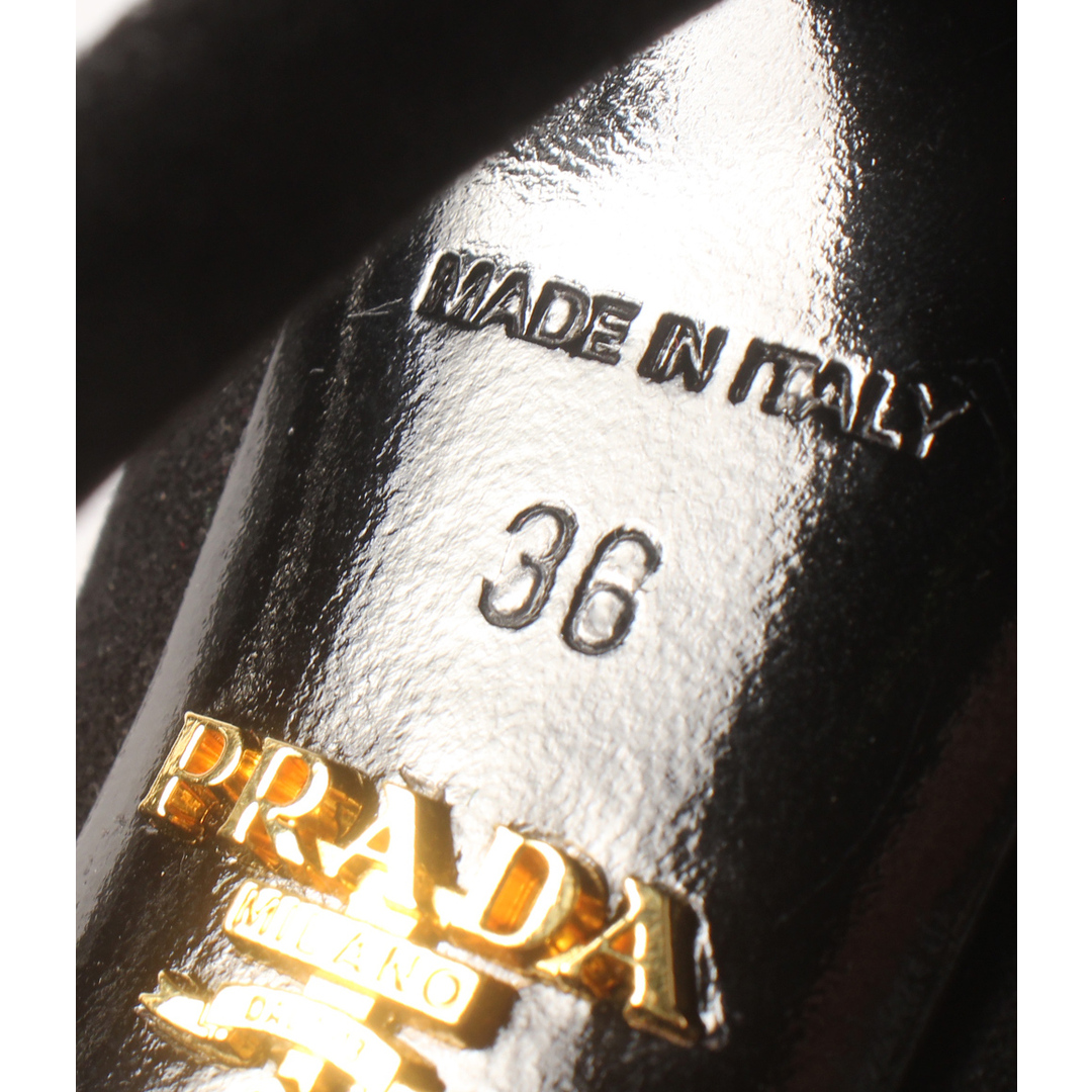 PRADA(プラダ)のプラダ PRADA パンプス リボン スエード    レディース 36 レディースの靴/シューズ(ハイヒール/パンプス)の商品写真