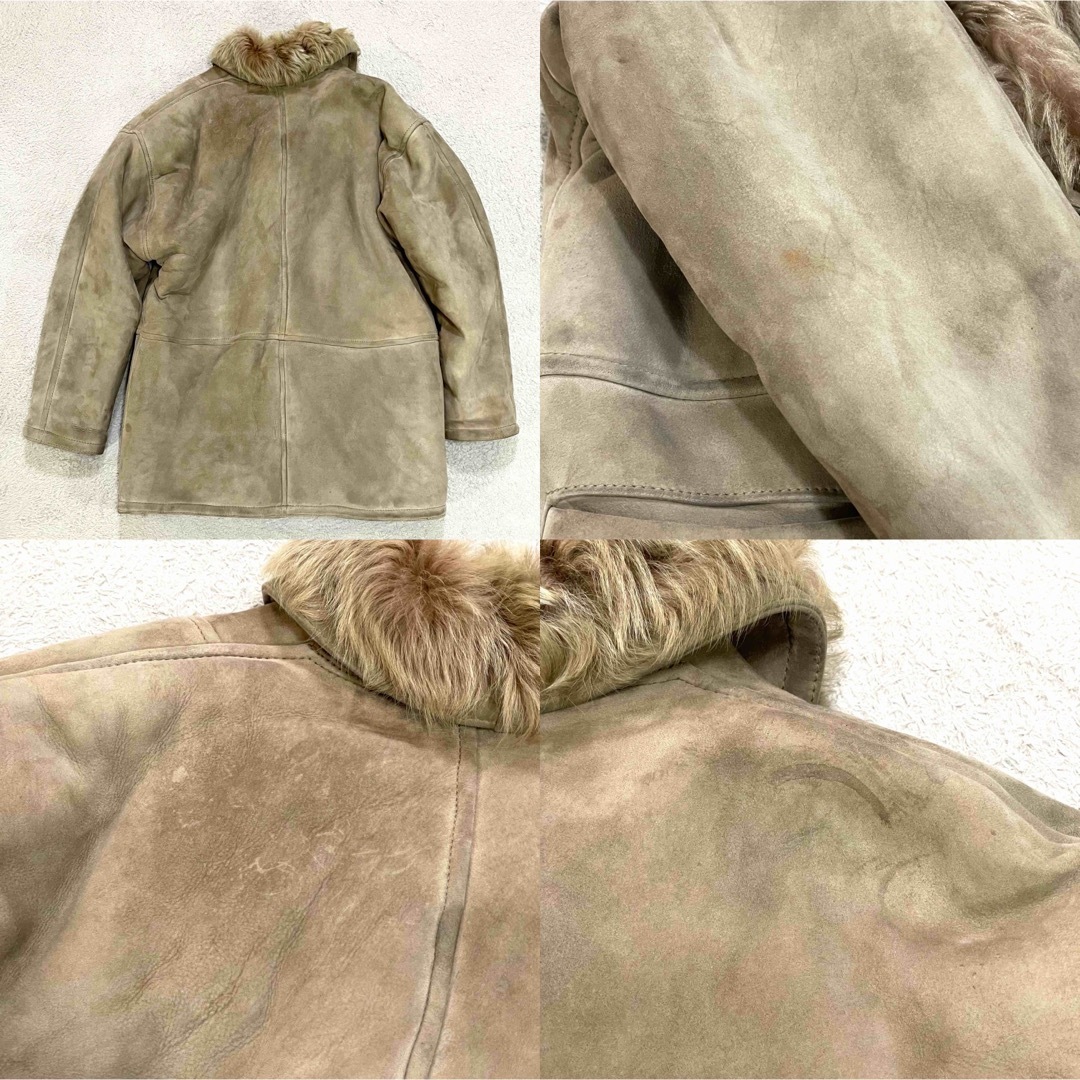 Shearling リアルレザー　羊革　ムートンコート　ジャケット　リアルファー