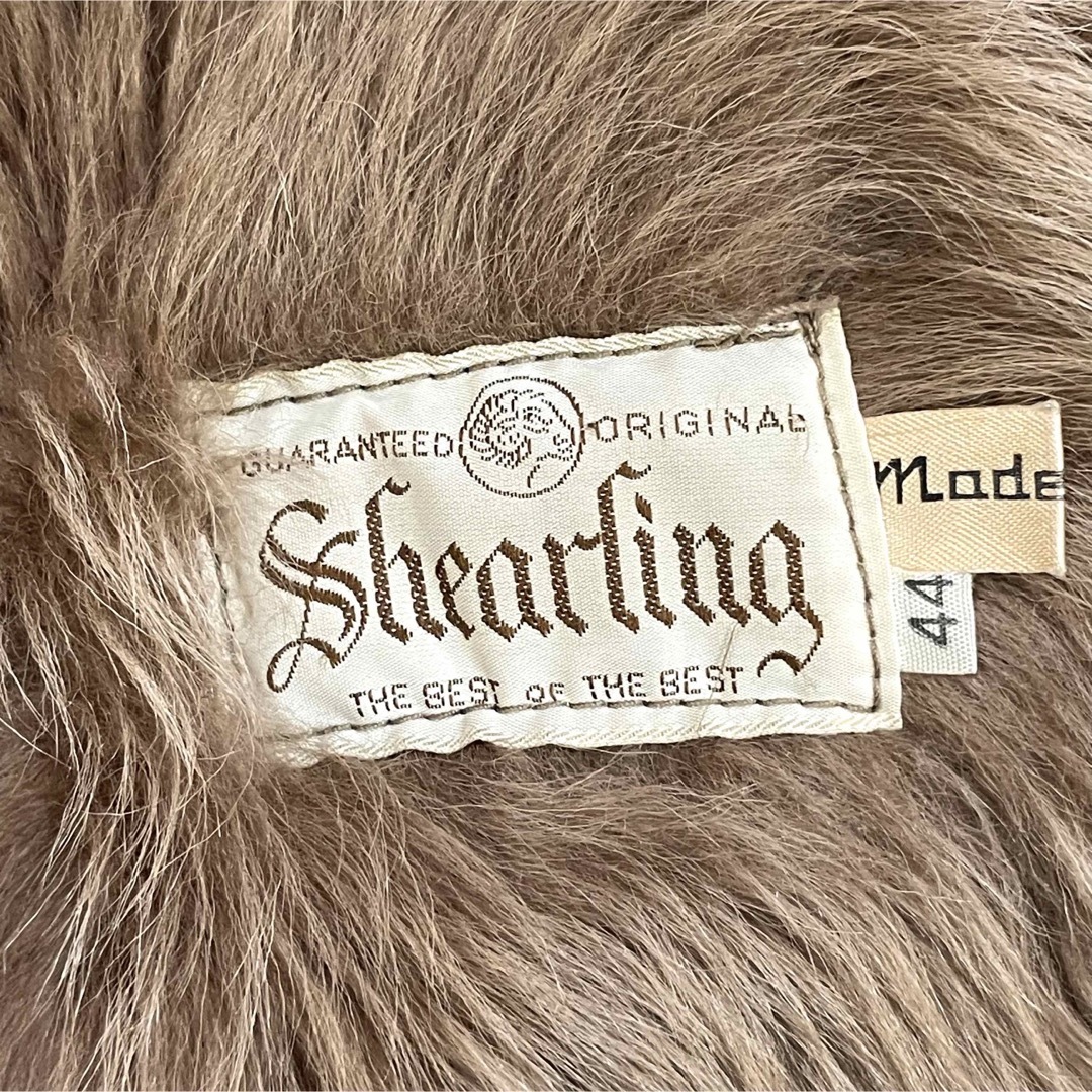 Shearling リアルレザー　羊革　ムートンコート　ジャケット　リアルファー