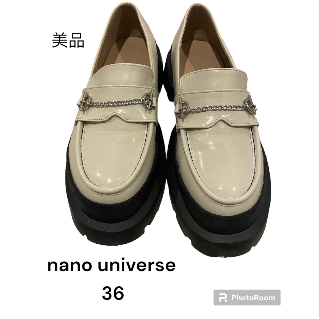 nano・universe(ナノユニバース)の【1回使用】nano・universeローファー レディースの靴/シューズ(ローファー/革靴)の商品写真