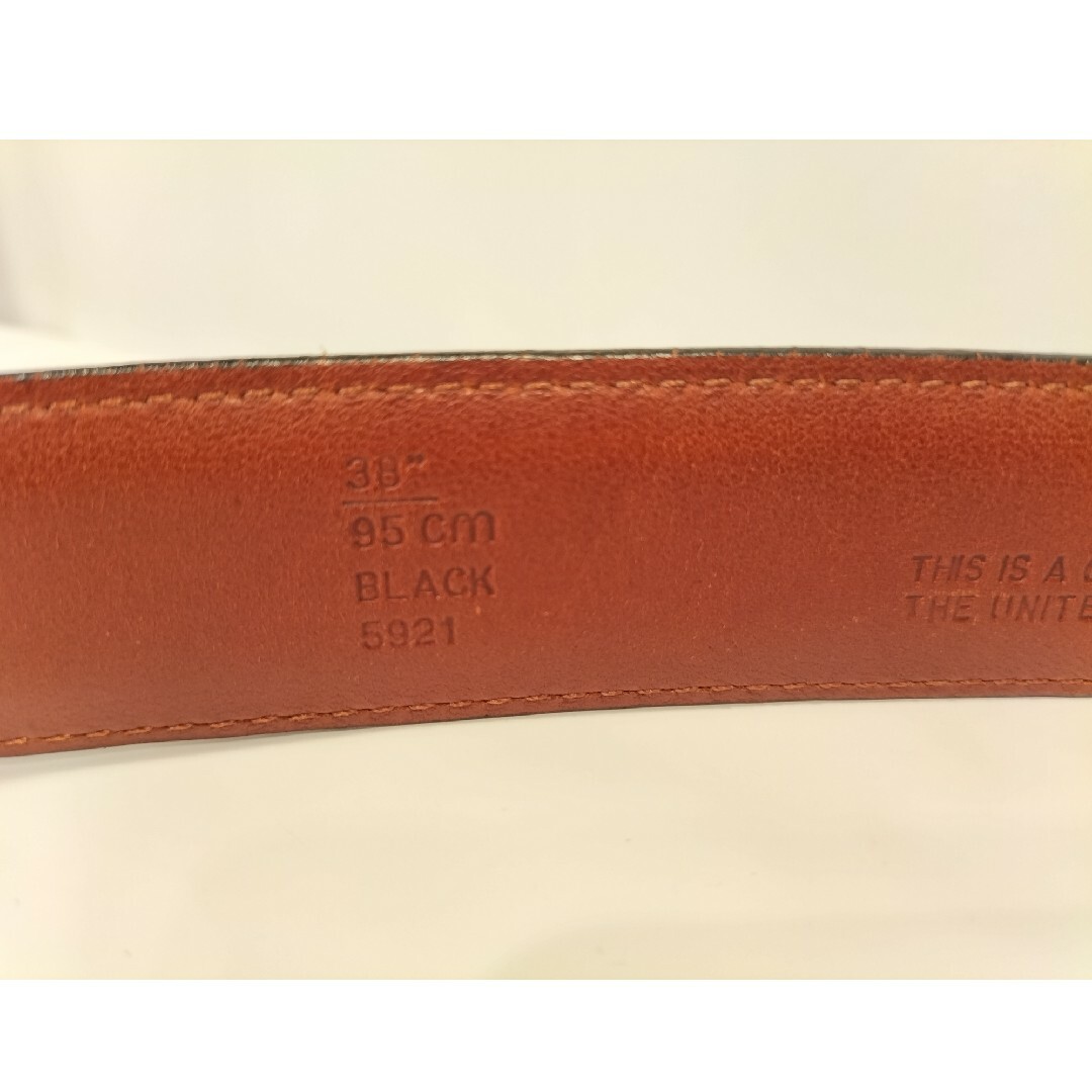 【極美品】COACH　高級レザーベルト　COWHIDE/本革　42900円　95