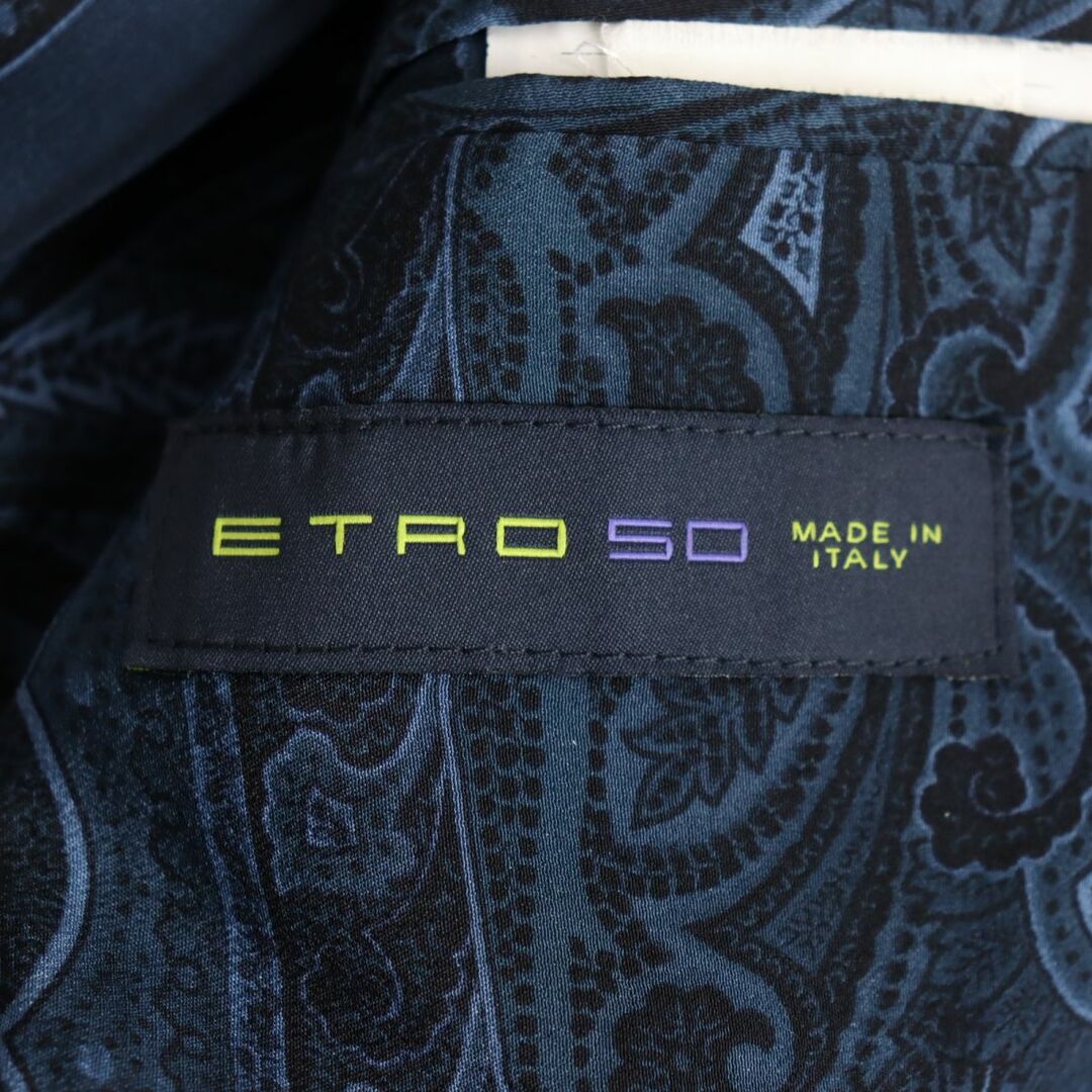 ETRO - 極美品◇エトロ 裏地ペイズリー柄・シルク100％ 袖スウェード