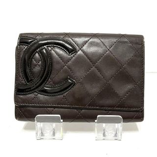 CHANEL シャネル　カンボンライン　二つ折り財布