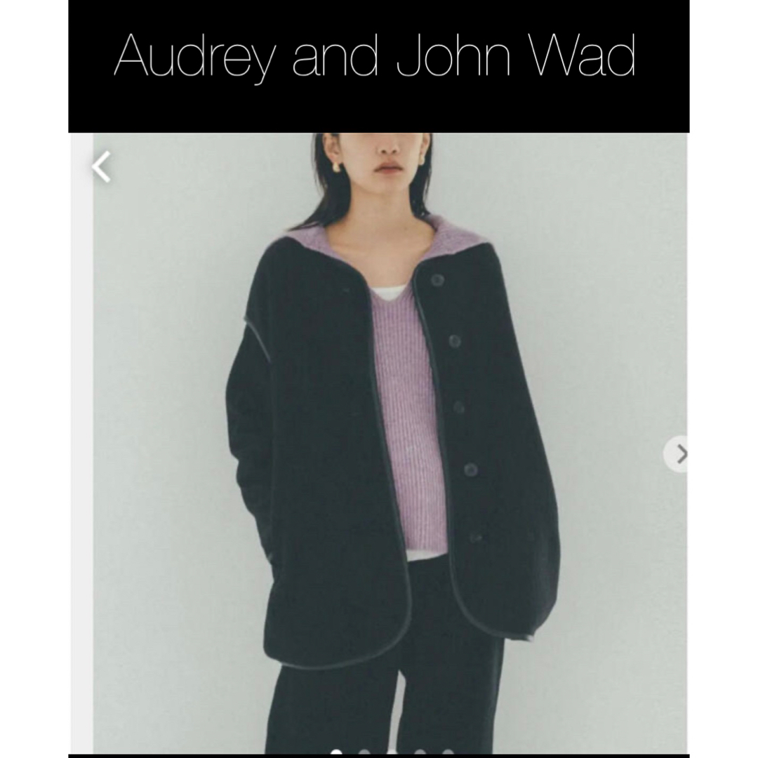 【Audrey and John Wad】定価19000円　パイピングブルゾン