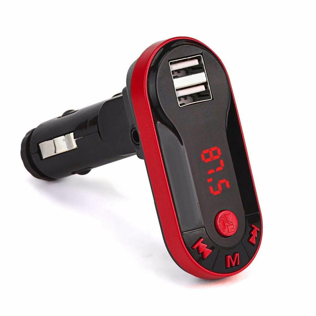 FMトランスミッター 車 Bluetooth 激安 車載USB2ポート 自動車/バイクの自動車(車内アクセサリ)の商品写真