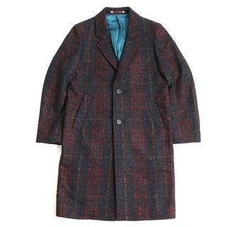 【Paul Smith】ポールスミス　21AW メンズ　チェック柄　ロングコート