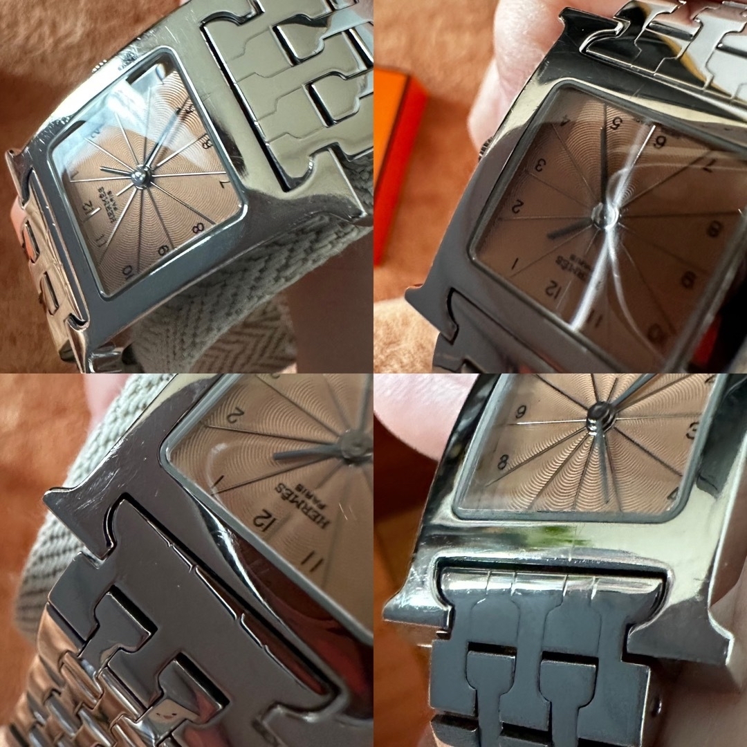 Hermes(エルメス)の最終値下げ❗️エルメス HERMES Hウォッチ 腕時計 レディースメンズ レディースのファッション小物(腕時計)の商品写真